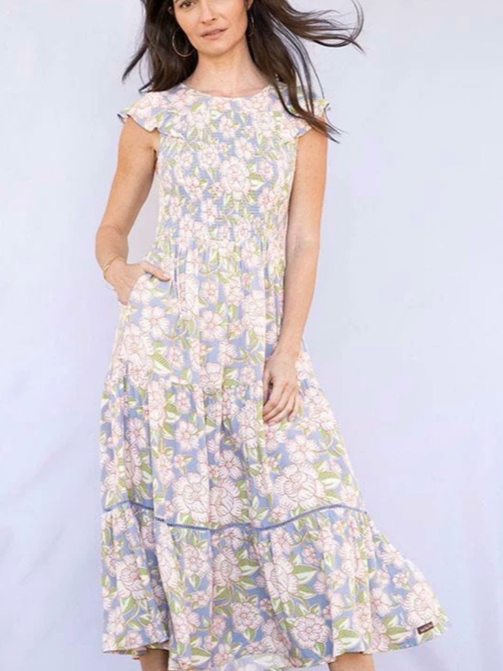 Womens Matilda Jane Dream chasers You Are Wonderful Midi Dress Size medium m